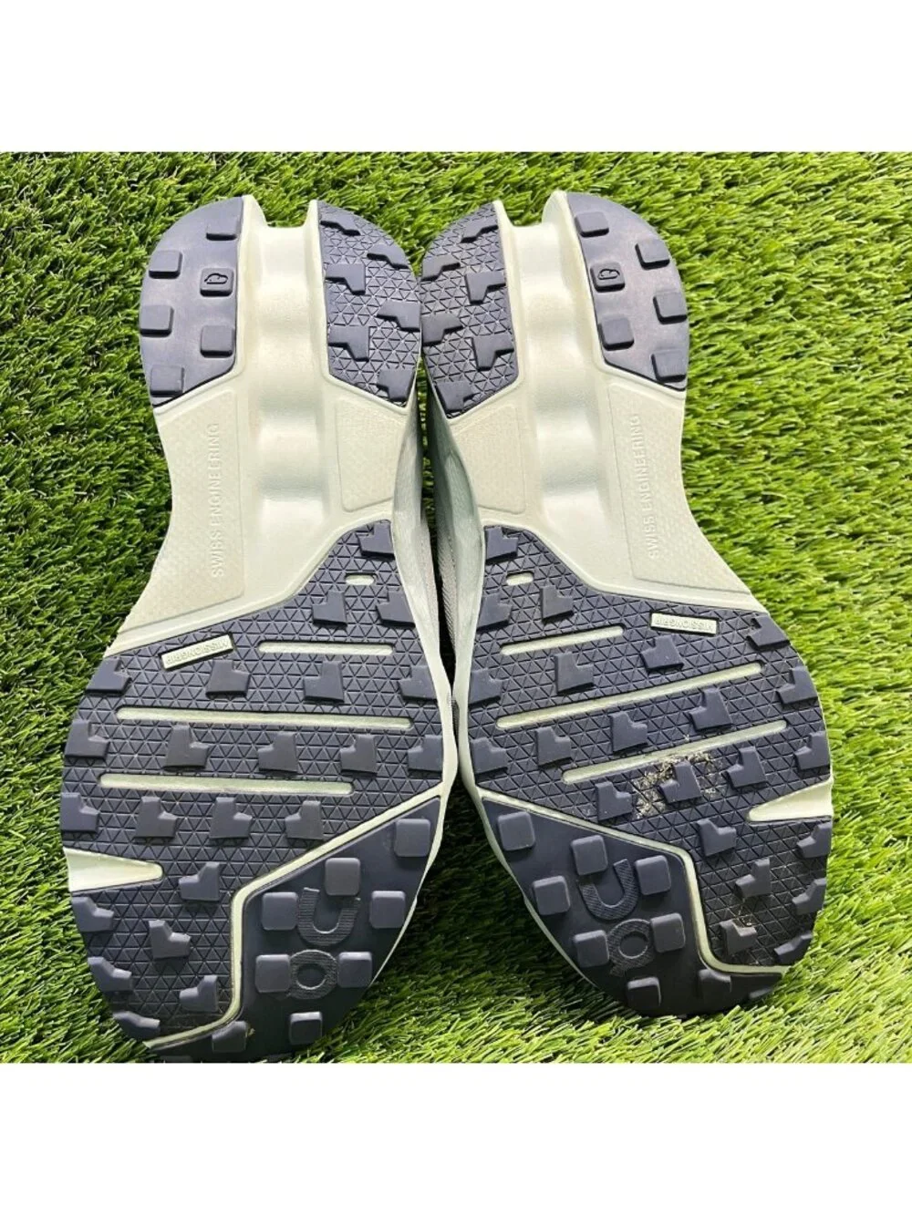 On Cloudsurfer Trail Mens Size 10.5 Gray Green Athletic Running Shoes Sneakers